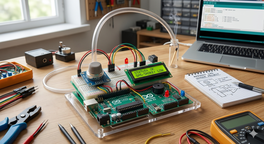 โปรเจกต์เครื่องวัดแก๊สและควันด้วย Arduino และ MQ2 Sensor – ตัวอย่าง ...
